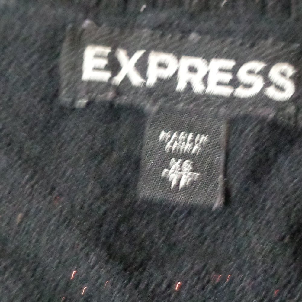 $5ifbundle3 Express v neck striped sweater with metallic accents size XS - Picture 6 of 12